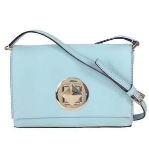 Kate Spade Light Blue Leather Crossbody Purse